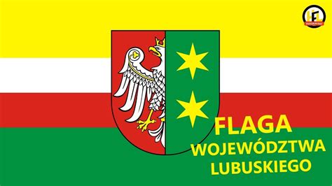 Flaga województwa lubuskiego Herby Flagi Logotypy 128 YouTube