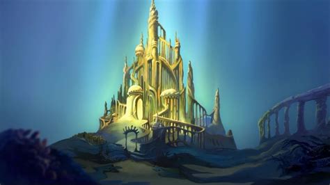 Day 7 Favorite Castle-Ariel's Underwater Castle Disney Little Mermaids ...