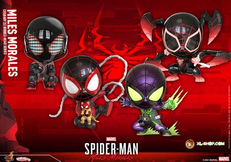 Hot Toys COSB859 Miles Morales Bodega Cat Suit Cosbaby S Bobble Head