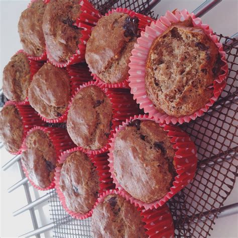 Ripped Recipes Banana Peanut Butter Chocolate Chunk Muffin