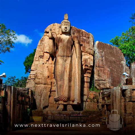 Statue Of Buddha Awukana In 2021 Sri Lanka Travel Buddha Statue