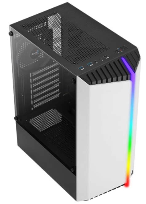 Gabinete Gamer Aerocool Bionic V Rgb Mid Tower Lateral Vidro Temp