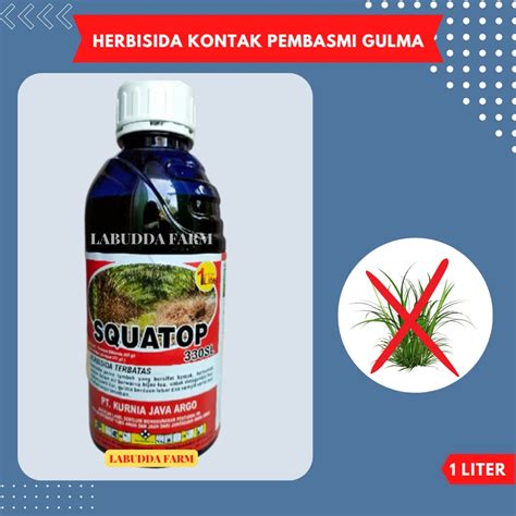 Jual Racun Rumput Squatop Sl Liter Herbisida Paraquat Sl