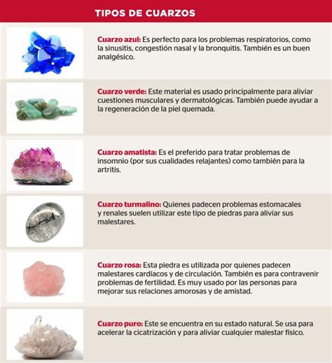 El Poder Curativo Del Cuarzo Piedras Y Cristales Propiedades De Las