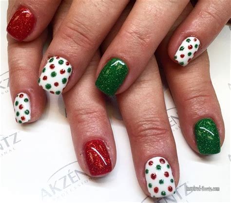 30 Easy Christmas Gel Nails Festive Holiday Design 2023 Inspired Beauty Christmas Nails