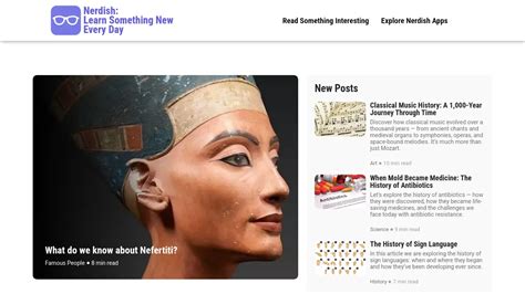 nerdish daily micro learning  curiosity seekers