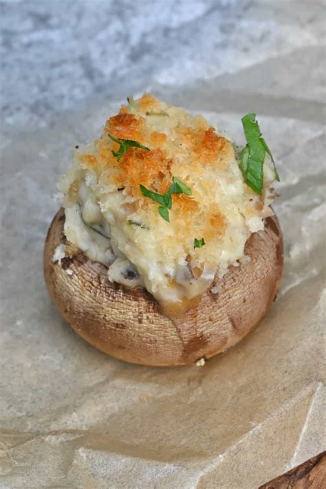 Super Simple Stuffed Mushrooms Recipe Alphafoodie