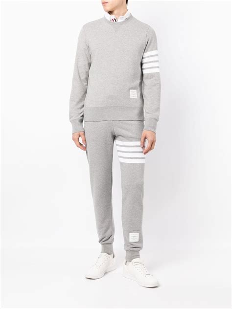 Thom Browne Bar Stripe Track Pants Farfetch