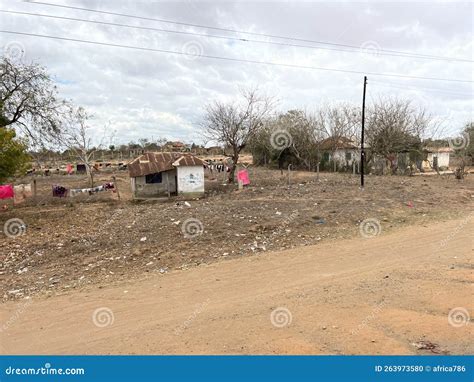 Abandoned House Along Mombasa Nairobi Highway In Mombasa Kenya Africa