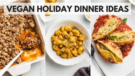 Hearty Vegan Holiday Dinner Recipes Easy Healthy Youtube