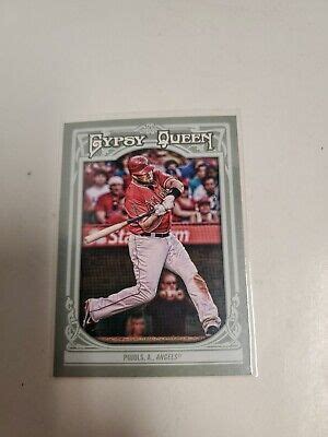 Topps Gypsy Queen Albert Pujols Ebay