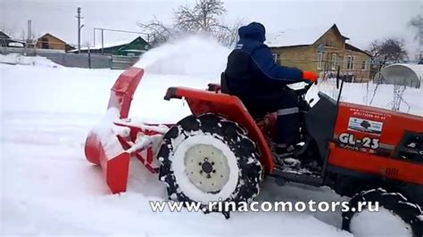 Снегоротор для минитракторов от РинакоМоторс! - YouTube