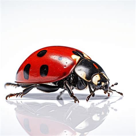 Premium Ai Image Ladybug Isolated Illustration Ai Generative