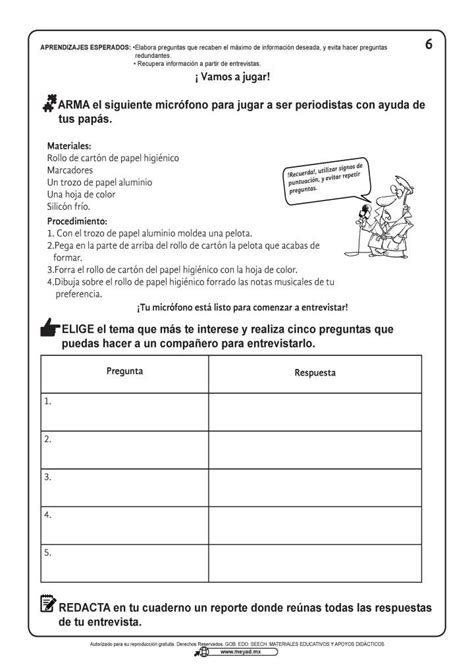 Material DidÁctico De Apoyo Bloque 2 Enero Febrero 4º 5º Y 6º Grado Imagenes Educativas