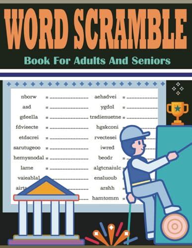 Word Scramble Book For Adults And Seniors Large Print Word Scramble