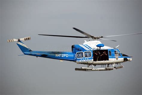 NYPD helicopter editorial stock photo. Image of blades - 12801498