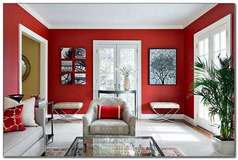 Red Wall Decor For Living Rooms Red Living Room Decor Living Room