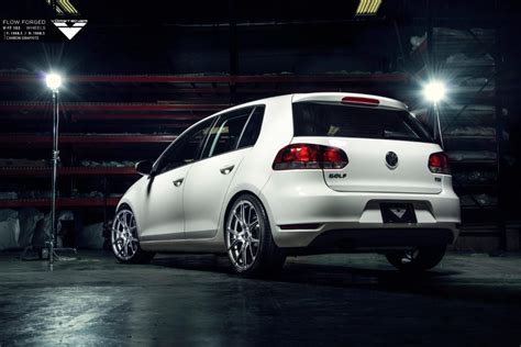 Volkswagen Golf Gti Vi White Vorsteiner V Ff Wheel Wheel Front