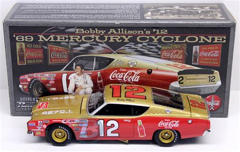 1971 Bobby Allison #12 Coca-Cola '69 Mercury Cyclone Diecast - Autographed