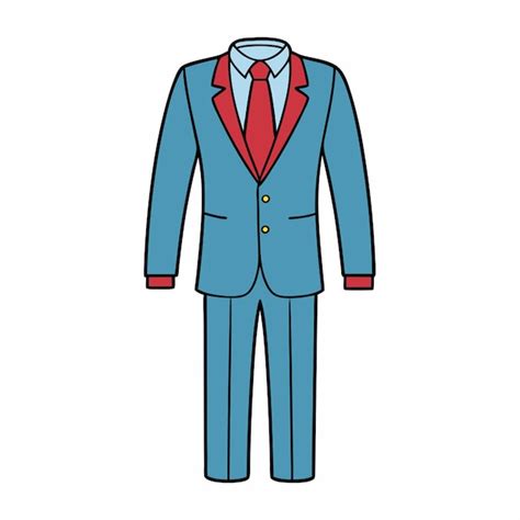 Realistic suit vector illustration cartoon | Premium AI-generated vector