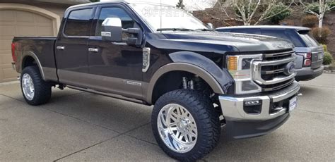 Ford F Super Duty Wheel Offset Aggressive Outside Fender