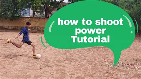 How To Shoot Power Tutorial Only 3 Steps Football Skill Goal Power