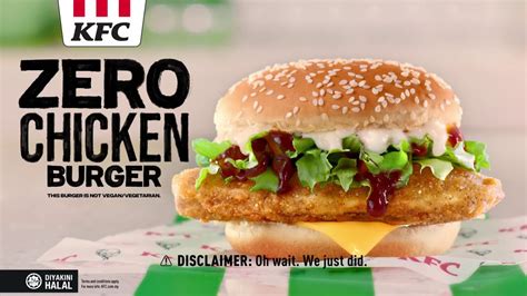 Kfc Zero Chicken Burger Youtube