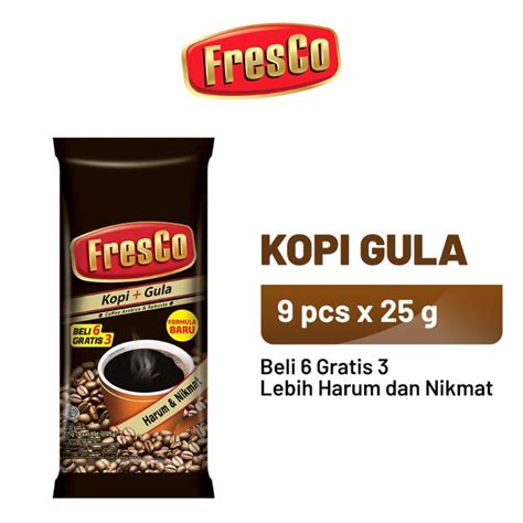 Jual Kopi Fresco Kopi Gula Isi Sachet Gr Shopee Indonesia