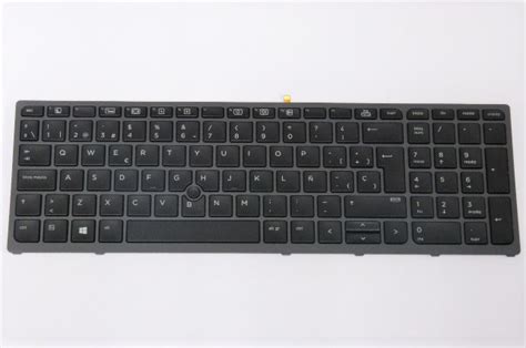 Teclado Hp Zbook G G G G Negro Marco Gris Espa Ol