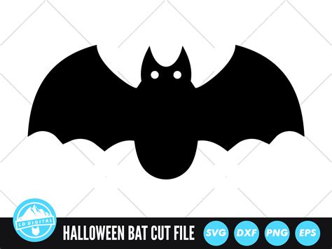 Bat Svg Halloween Svg Bat Silhouette By Ld Digital Thehungryjpeg