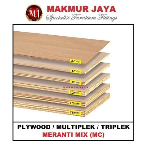 Jual Triplek Plywood Multiplek Meranti MC 15mm Super Kota