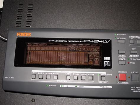 Fostex D2424lv Digital Multitrack Hard Disk Recorder Reverb