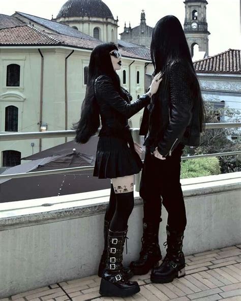 Gothicmywayfashion On Instagram Goth Couple Aesthetic Casual Goth Grunge Couple