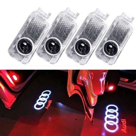 Sipobuy Projecteur De Porte Automobile Led Automobile Logo Ghost