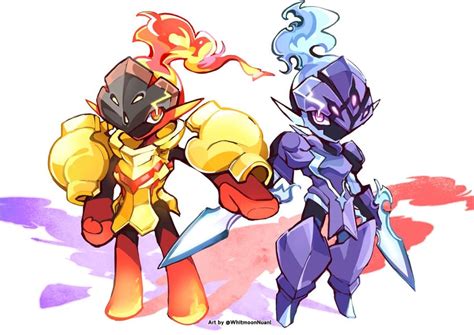 Ceruledge And Armarouge Pokemon Drawn By Whitmoon Danbooru