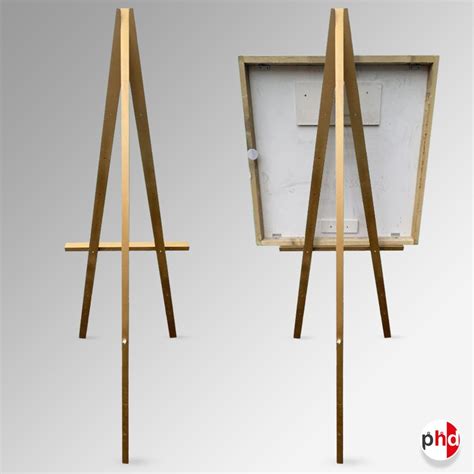 Greco Gold Easel 160cm Wooden Display Easels For UK Hire Or Buy