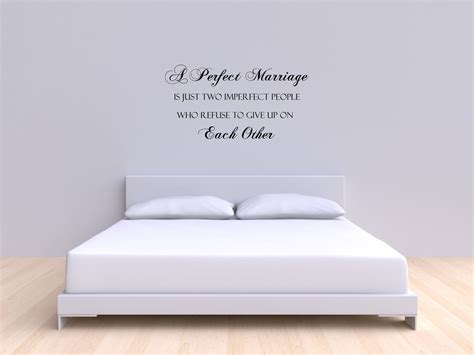 Perfect Marriage Vinyl Wall Decal Inspirational Wall Signs