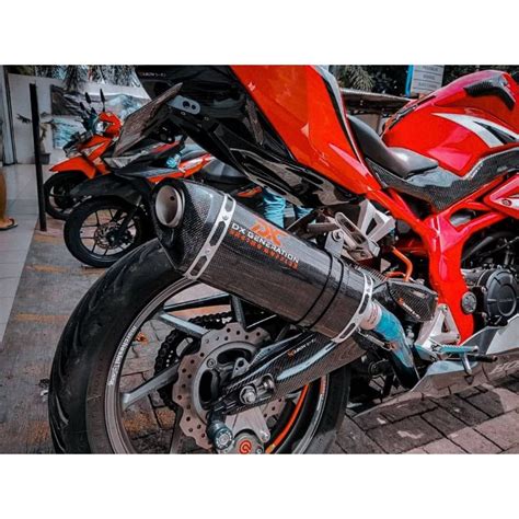 Jual Knalpot Racing Dx Generation Tipe Rvr Long Carbon Fullsistem Aerox