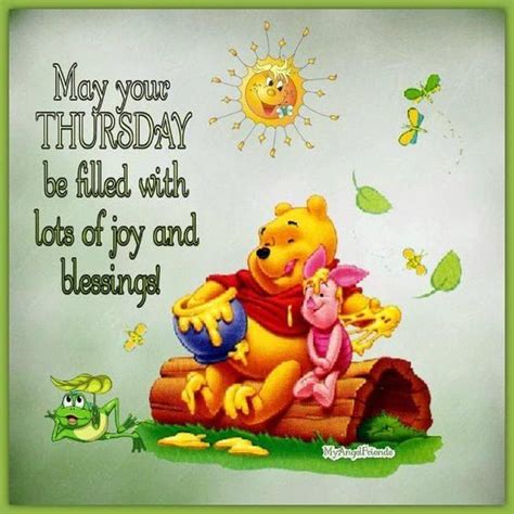 Winnie The Pooh Joy And Blessing Thursday Quote Pictures Photos And