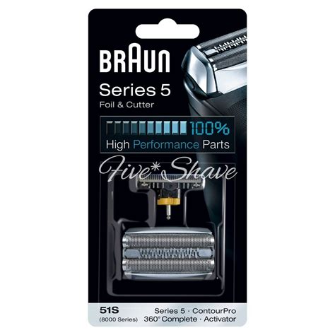 Newsealed Braun 51s Series 5 8000 360 Completeactivator Foil And Cutter