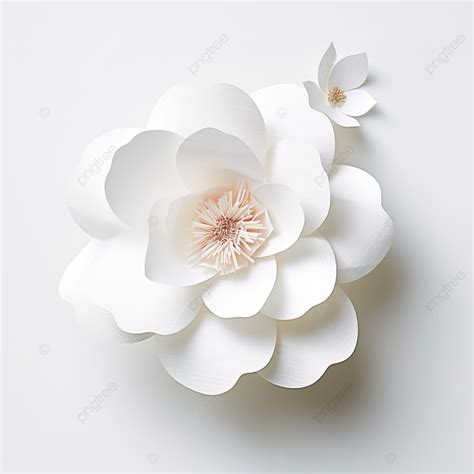 White Paper Flower Photo Background High Resolution Flower Luck