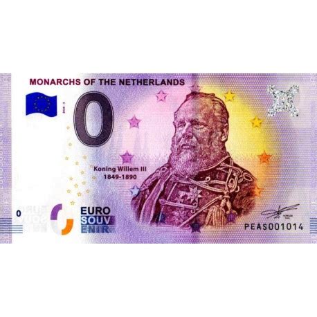 Nizozemska Euro Bankovec Monarchs Of The Netherlands Willem