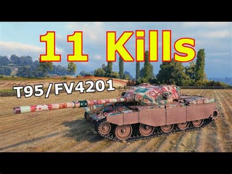 World Of Tanks T Fv Chieftain Kills Youtube