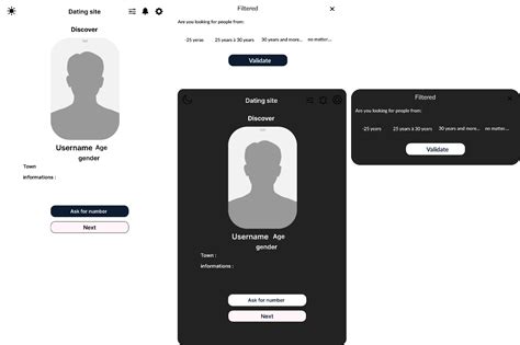 Dating site | Figma