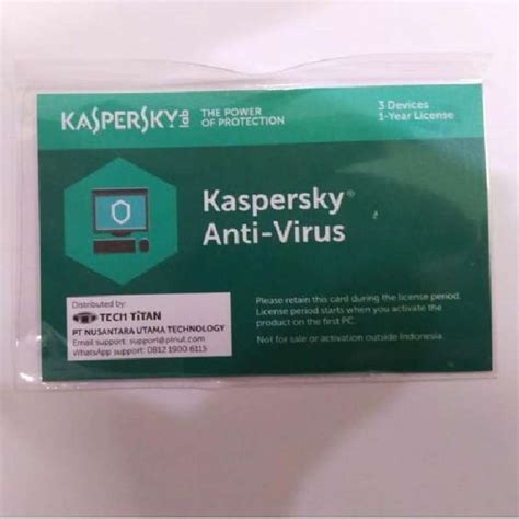 Jual Kaspersky Antivirus 3 User 1 Tahun Di Seller DwiTunggalJaya