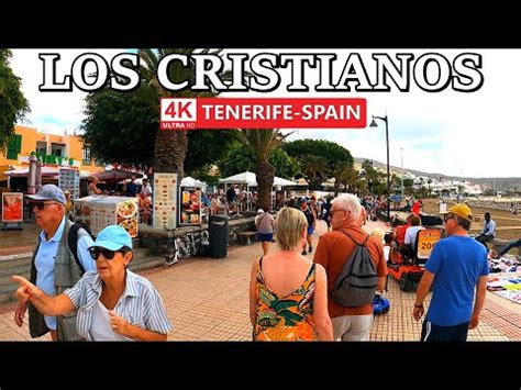 TENERIFE LOS CRISTIANOS How Busy Is It Right Now 4K Walk January