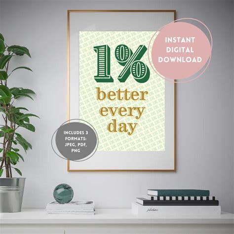 Better Every Day Motivational Poster Art Print Ready Inspirational