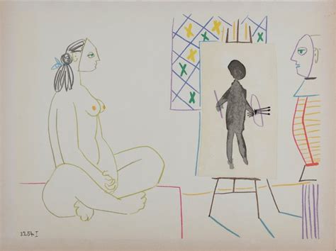 Pablo Picasso Nude Woman 1954 Lithograph For Sale At Pamono
