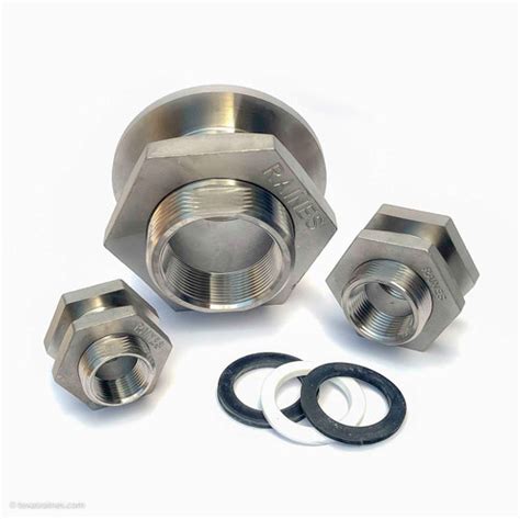 1″ Bulkhead Fitting – 316 Stainless Steel