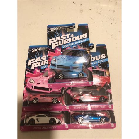 Hot Wheels Fast And Furious Women Of Fast Completed Set Of Car